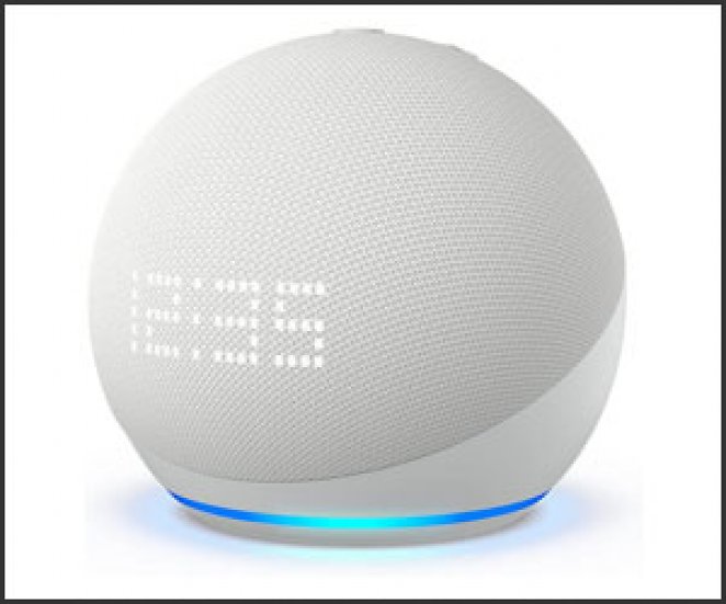 Echo Dot (5. Gen, 2022) mit Uhr