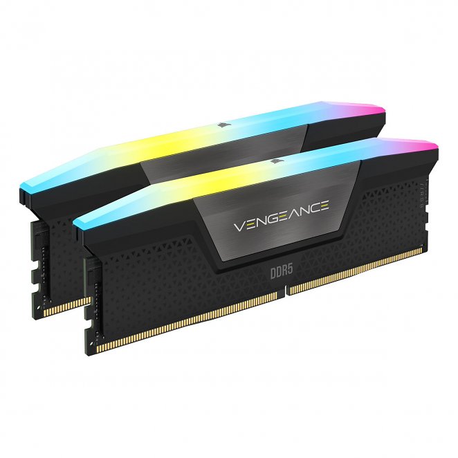 Corsair Vengeance RGB Schwarz 32GB Kit (2x16GB) DDR5-6200 CL36