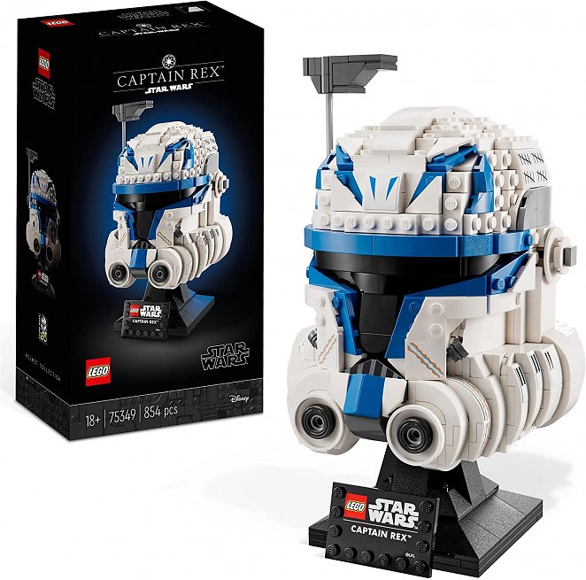 LEGO 75349 Star Wars Captain Rex Helm Set, The Clone Wars Modell Sammlerstück