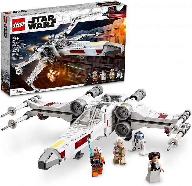 LEGO Star Wars Luke Skywalker's X-Wing Fighter 75301 Awesome Toy Building Kit for Kids, New 2021 (474 Pieces)