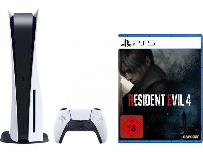 SONY PlayStation 5 + Resident Evil 4 Remake (nur Online)