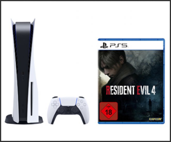 Sony Playstation 5 inkl. Resident Evil 4 Remake