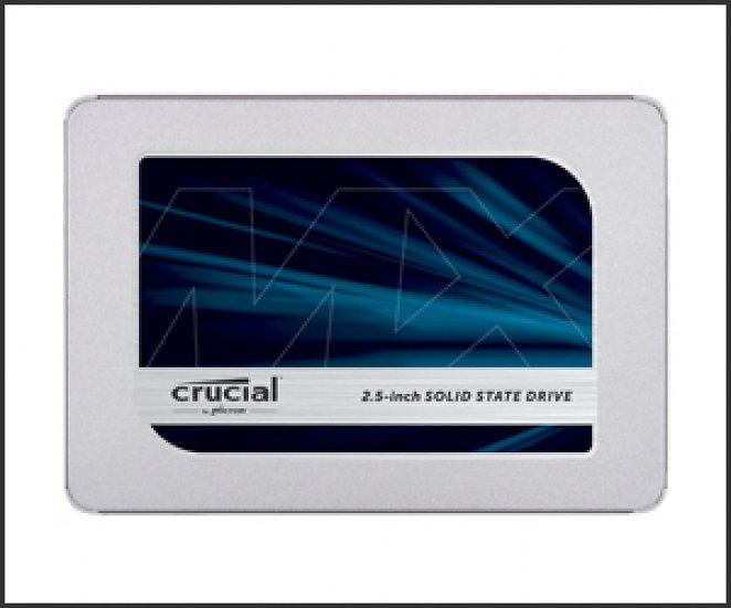 Crucial MX500 2TB 3D NAND SATA 2,5 Zoll Internes SSD, Bis zu 560 MB/s