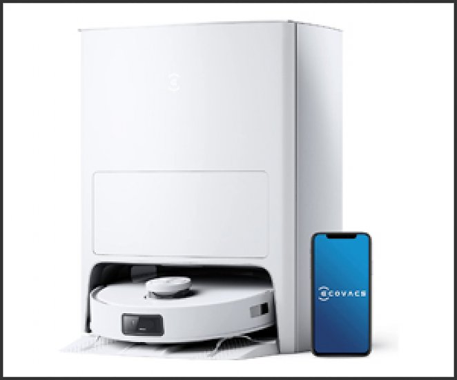 ECOVACS DEEBOT X1 e OMNI Saugroboter mit Wischfunktion ( 5000Pa, Selbstwaschend/Selbstheißlufttrockend/Selbstentleerend Dock, AIVI-Hinderniserkennung, OZMO Turbo 2.0, Yiko Sprachassistent, 260min)