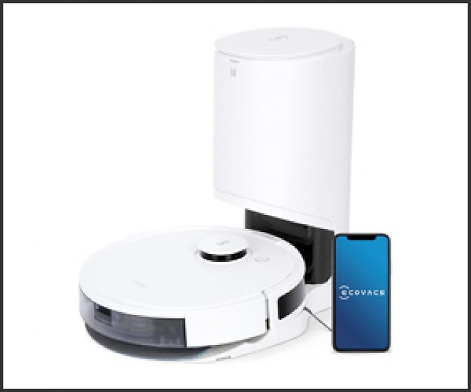 ECOVACS DEEBOT N8+ Saugroboter mit Wischfunktion 2300Pa (2,5L Absaugstation, dToF Lasernavigation, Teppicherkennung, Raumreinigungsplan, Kartierung mehrerer Etagen) für Tierhaare Teppich Hartboden