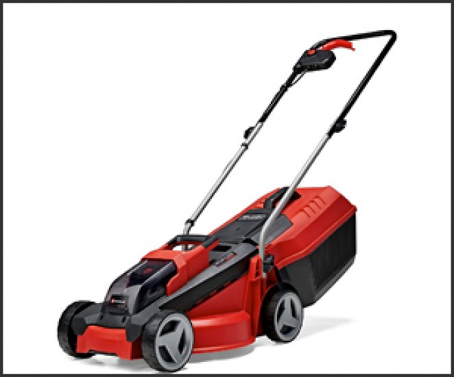 Einhell City Akku-Rasenmäher GE-CM 18/30 Li Kit Power X-Change (18V, 30 cm Schnittbreite, bis 150 m², Brushless, 25L Fangkorb, 30-70 mm Schnitthöhe, inkl. 3,0 Ah Akku + Ladegerät)