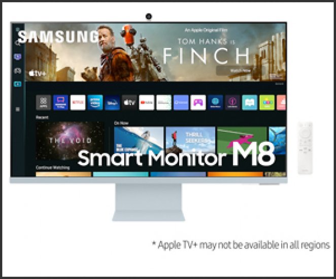Samsung M8 Smart-Monitor, 32 Zoll, 4K-UHD, Smart-TV & Fernbedienung