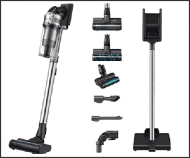 SAMSUNG VS20R9046T3/EN Jet 90 complete Stielsauger, Akkubetrieb, 550 Watt