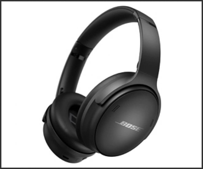 Bose Quiet Comfort SE kabellose Noise-Cancelling-Bluetooth-Kopfhörer, mit Soft Case, Schwarz, One Size