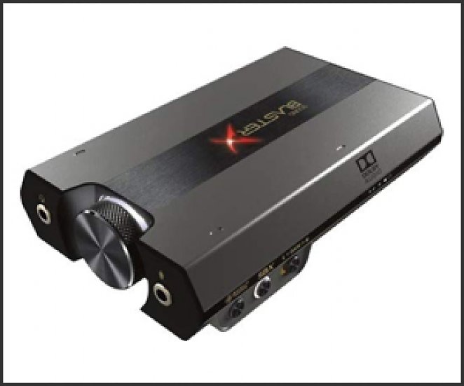 Sound BlasterX G6 7.1 HD externe Gaming-DAC- und USB-Soundkarte mit Xamp-Kopfhörerverstärker kompatibel mit PS4, Xbox One, Nintendo Switch und PC