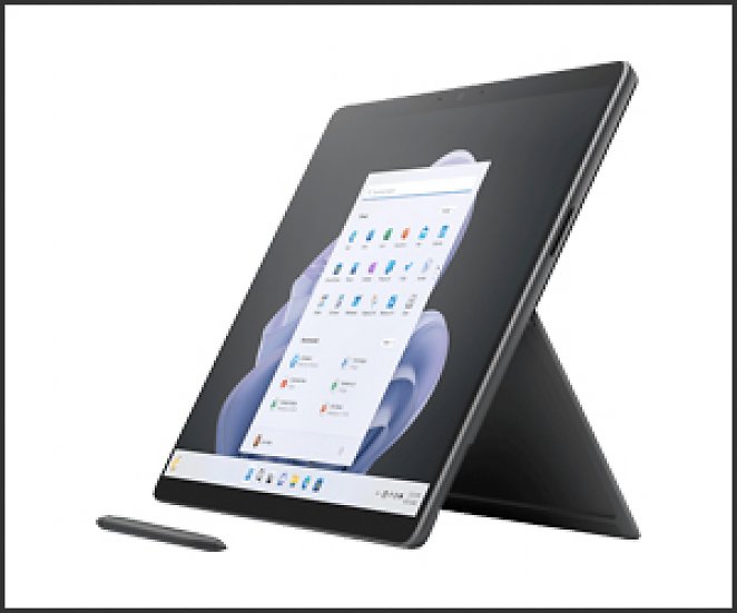 Microsoft Surface Pro 9, 2-in-1 Tablet mit 13 Zoll Display, Intel Core i5 Prozessor, 8 GB RAM, 256 GB SSD, Intel Iris® Xe-Grafik, Windows 11 Home