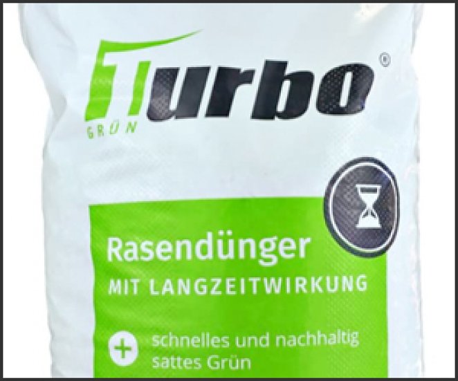 Langzeit Rasendünger Frühjahr 20kg mit Langzeit-Wirkung, Dünger gegen Moos, Ideal für Frühjahr und Sommer, geeignet für Streuwagen, staubarmes Granulat, Rasen dünger, Turbogrün