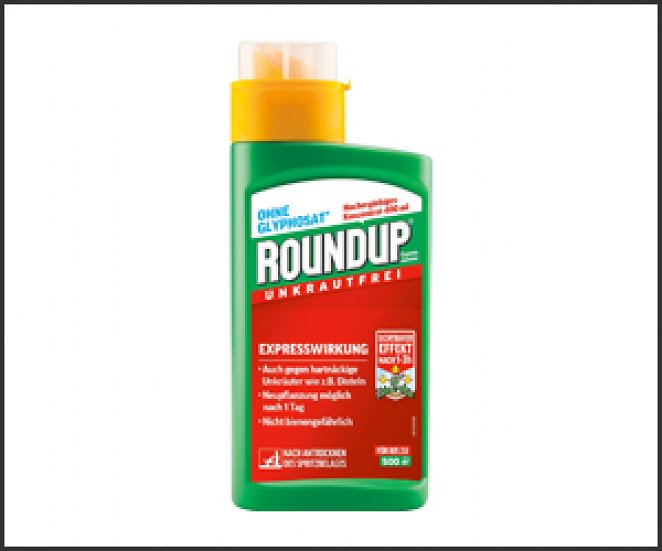 Roundup Express Konzentrat Unkrautvernichter gegen Unkräuter und Gräser, ohne Glyphosat, bis zu 500m², 400 ml