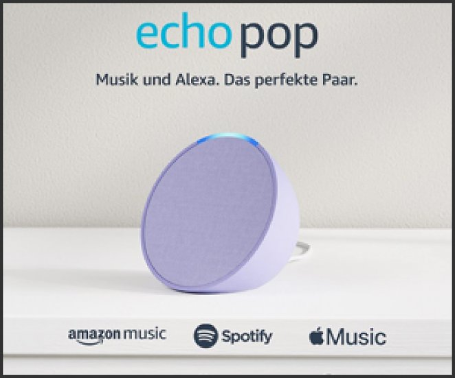 Wir stellen vor: Echo Pop | Kompakter und smarter Bluetooth-Lautsprecher mit vollwertigem Klang und Alexa