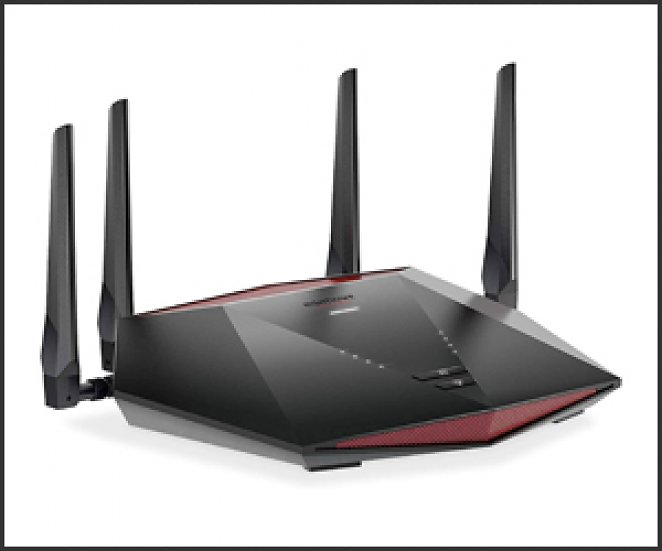 Netgear Nighthawk Gaming Router WiFi 6 (AX5400 Speed mit 6 Streams, Pro Gaming WLAN Router mit DumaOS 3.0, verzögerungsfreie Verbindungen, XR1000)