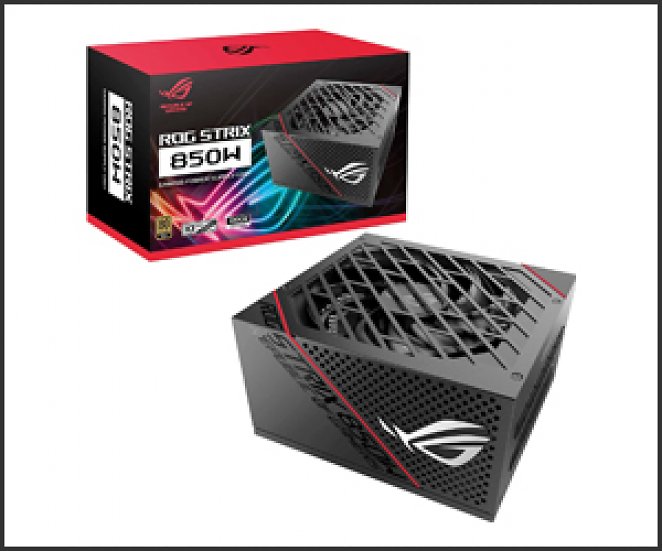 ASUS ROG Strix 850G Netzteil (850 Watt, 80 Plus Gold, 0dB-Kühlung)