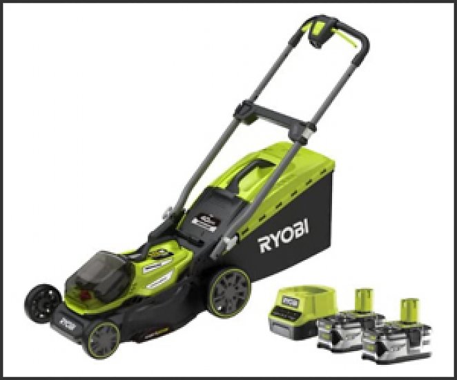 Ryobi Akku-Rasenmäher RY18LMX40A-240 inkl. 2 × 4,0Ah Akku & Ladegerät