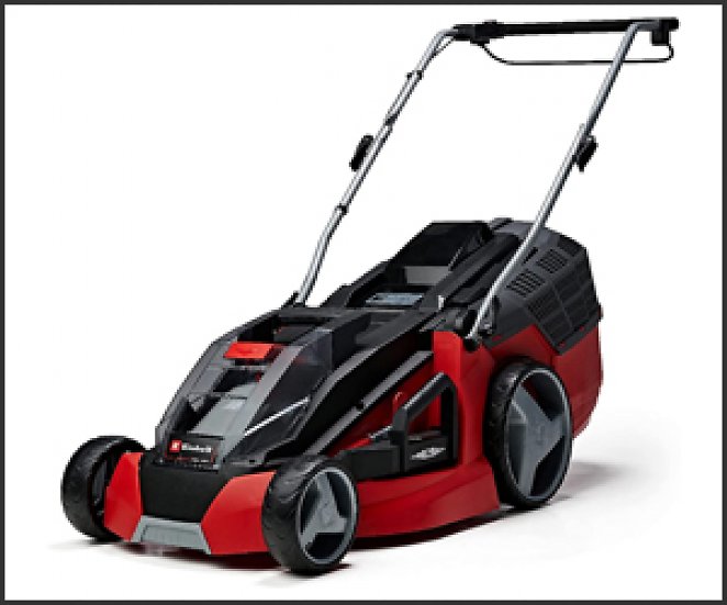 Einhell Akku-Rasenmäher GE-CM 43 Li M Kit inkl. 2× 4,0Ah Akku & 2× Ladegerät