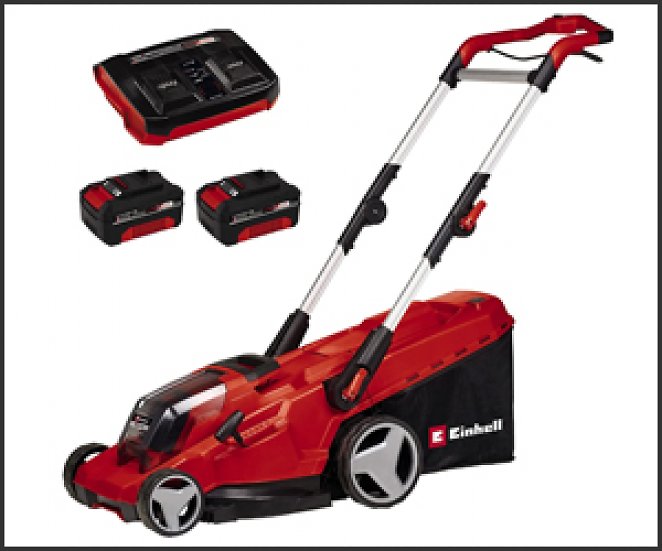 Einhell Professional Akku-Rasenmäher RASARRO 36/40 Kit inkl. 2× 4,0Ah Akku & 1× Twincharger