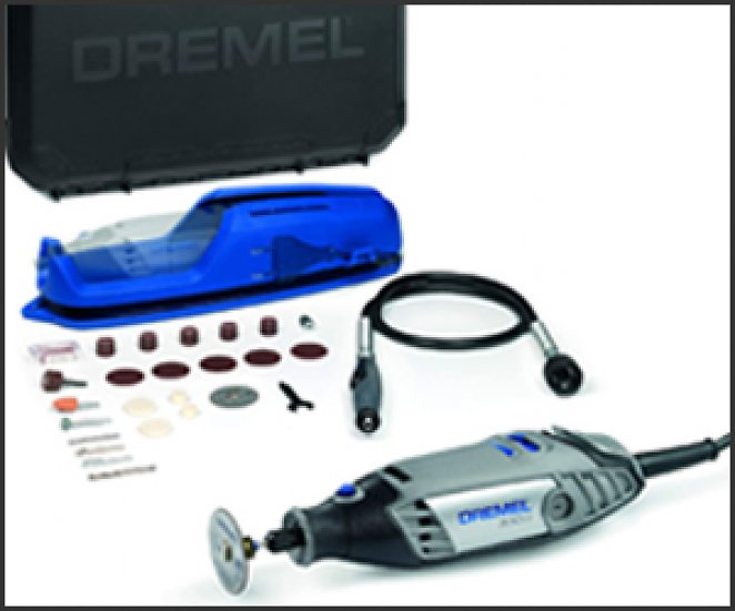 Dremel 3000 Multifunktionswerkzeug Set mit 1 Aufsatz, 25 Zubehörteilen und Koffer