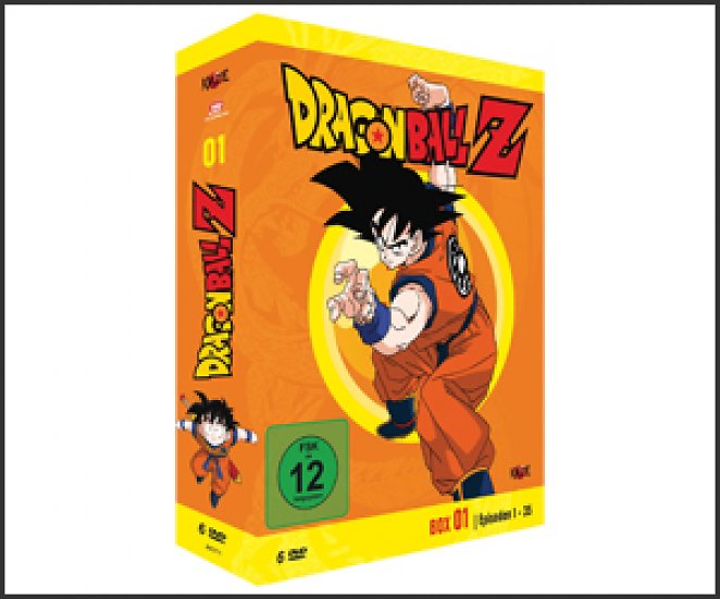 Dragon Ball Z, TV-Serie Vol. 1 (DVD), Box-Set mit 6 Disks