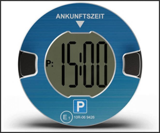 Ooono Park - elektronische Parkscheibe mit Zulassung, erfüllt Anforderungen der StVO