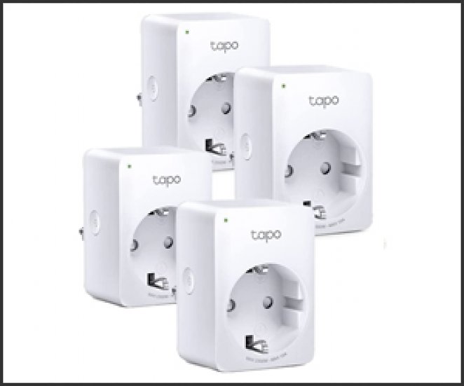 TP-Link Tapo P110 WLAN-Steckdose, 4er-Pack