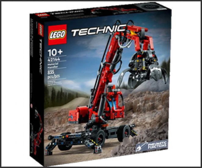 Lego 42144 Technic Umschlagbagger mit pneumatischen Funktionen (835 Teile)