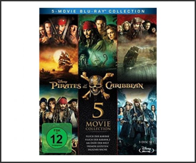 Pirates von Caribbean 1-5 Box (Blu-ray)