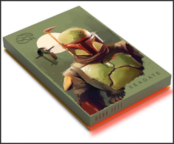 Seagate Firecuda Gaming HDD 2 TB, externe Festplatte, Star Wars Edition Boba Fett