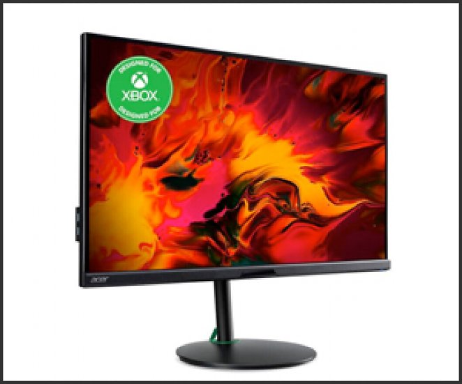 Acer Nitro XV282KKV Gaming Monitor - 4K UHD, 1ms(GtG), USB-C Del, FreeSync Premium, 2x HDMI 2.1 (144Hz@3840x2160)