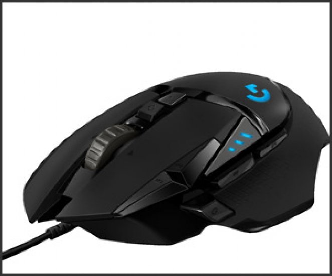 LOGITECH G502 HERO Gaming Maus, Schwarz