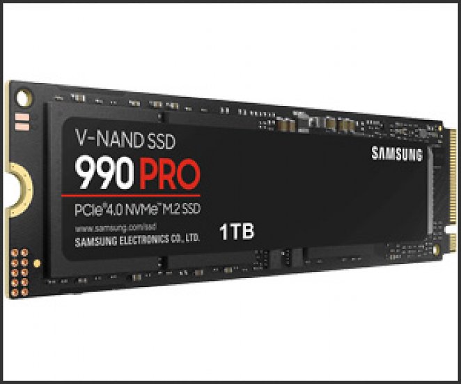 SAMSUNG 990 PRO Gaming Festplatte, 1 TB SSD M.2 via NVMe, intern (PCIe 4.0, PS5-kompatibel)
