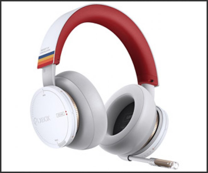 MICROSOFT Xbox Wireless Headset Starfield (P), Over-ear Gaming Headset Bluetooth Weiß/Rot