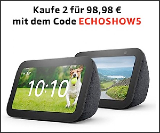 Der neue Echo Show 5 (3. Gen.) | Kompakter smarter Touchscreen mit Alexa zum Steuern deines Smart Homes und mehr
