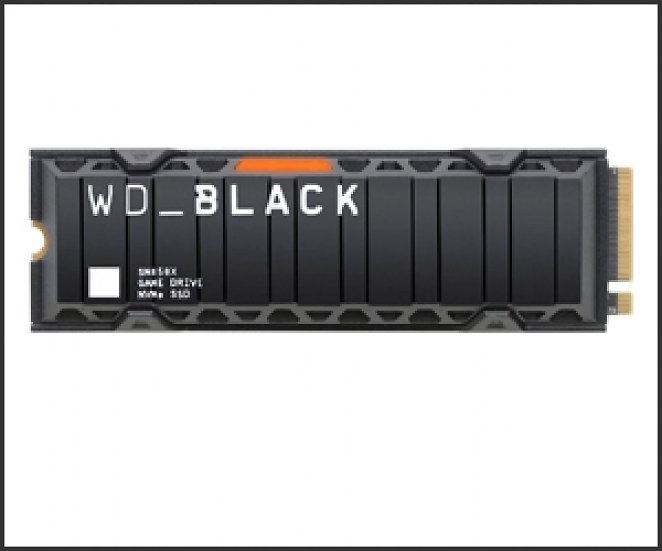 2. Platz: WD BLACK SN850X 2 TB SSD mit Heatsink