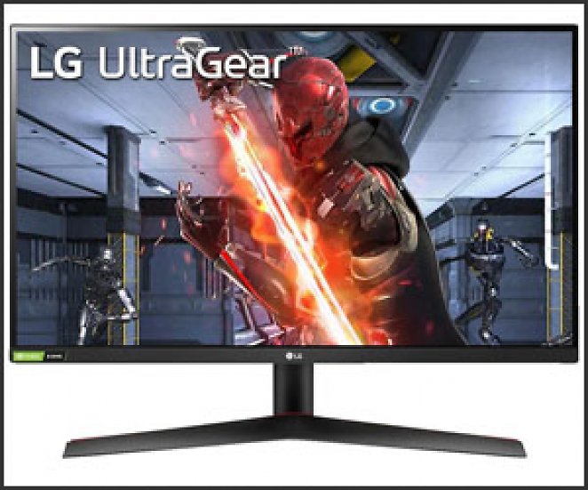 LG 27GN800P-B UltraGear™ 27 Zoll QHD Gaming Monitor (1 ms Reaktionszeit, 144 Hz)