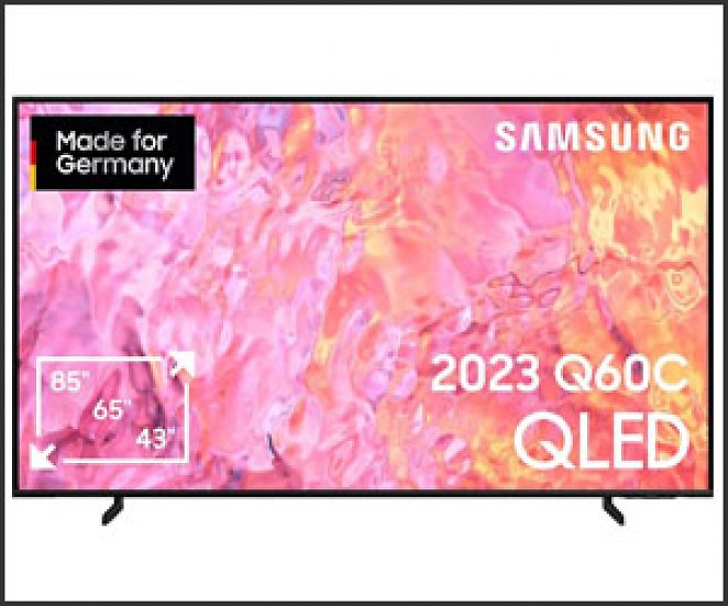 SAMSUNG GQ55Q60CAU QLED TV (Flat, 55 Zoll / 138 cm, UHD 4K, SMART TV, Tizen)