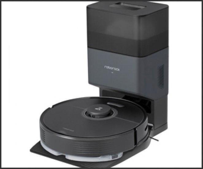 Roborock Q7 Max+ Schwarz - Saugroboter mit Wischfunktion & Absaugstation