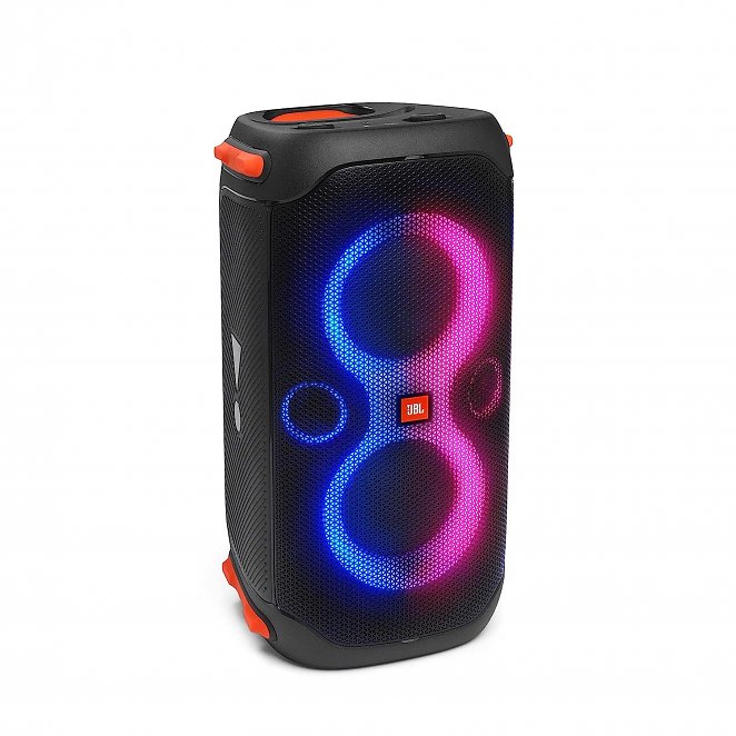 JBL PartyBox 110 in Schwarz - Trag- und rollbarer Bluetooth Party-Lautsprecher mit Lichteffekten - Spritzwassergeschützte, mobile Musikbox mit Akku