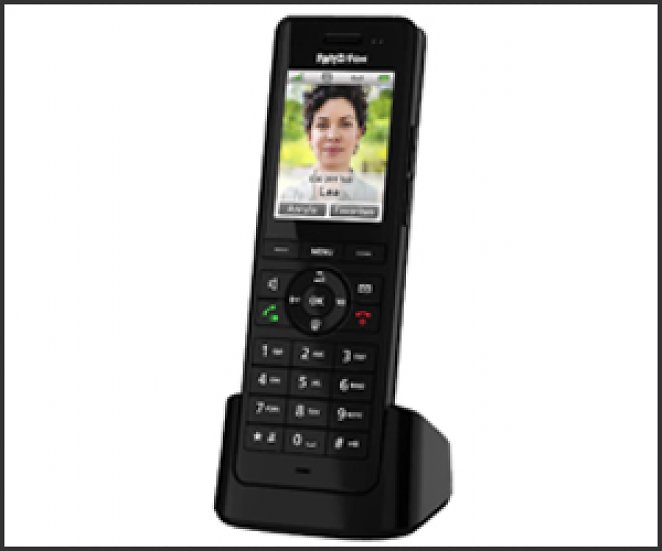 AVM Fritz!Fon X6, DECT-Telefon mit 2,4-Zoll-Display, optimiert für Fritz!Box, E-Mail, Webradio, RSS-Feed, Smart Home etc., schwarz