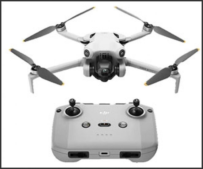 Brandneu und erstmals mit Rabatt: DJI Mini 4 Pro Mini-Kameradrohne, Grau