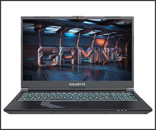 GIGABYTE G5 KF-E3DE313SD, Gaming Notebook mit 15,6 Zoll Display, Intel® Core™ i5 Prozessor, 16 GB RAM, 512 GB SSD, NVIDIA GeForce RTX 4060 Notebook GPU, Schwarz