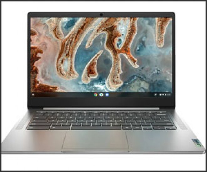 LENOVO IdeaPad 3 Chromebook 14, Chromebook mit 14 Zoll Display, MediaTek MediaTek MT Prozessor, 4 GB RAM, 64 GB eMMC, ARM Mali-G72 MP3 GPU, Arctic Grey