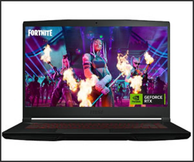 MSI Thin GF63 12VE-081, Gaming Notebook mit 15,6 Zoll Display, Intel® Core™ i5 Prozessor, 16 GB RAM, 512 GB SSD, NVIDIA GeForce RTX™ 4050 Laptop GPU, Schwarz