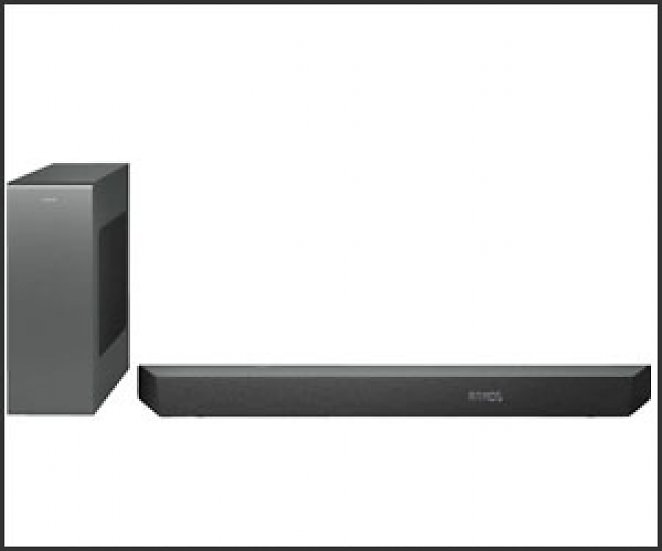 PHILIPS TAB 8507B/10, Soundbar mit kabellosem Subwoofer, schwarz