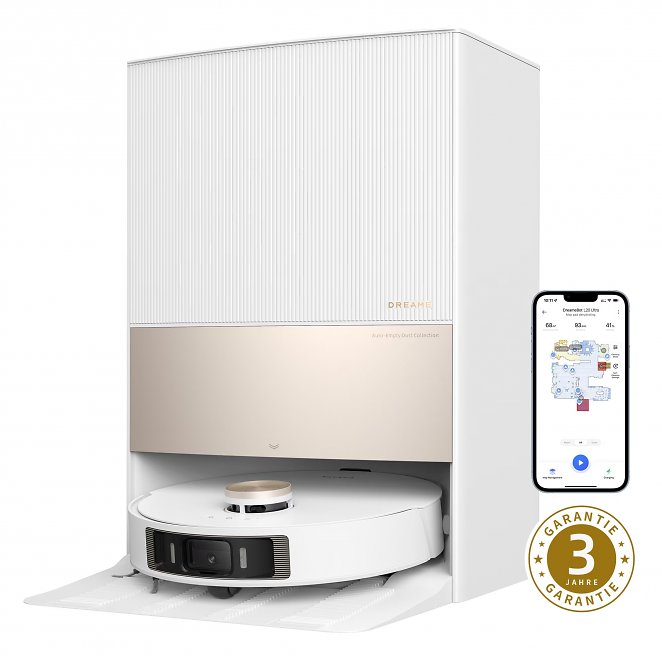 DreameBot L20 Ultra Saug- und Wischroboter weiß, 7000Pa, MopExtend, Vormax