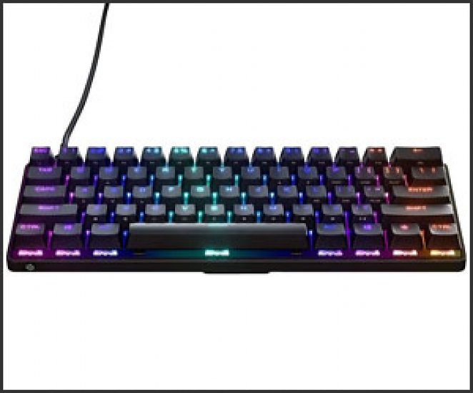STEELSERIES APEX 9 mini, Gaming Tastatur, Mechanisch, Sonstiges, Kabelgebunden, Schwarz