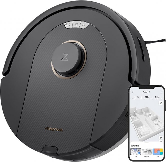 Roborock Q5 Pro Saugroboter mit DuoRoller-Bürste, 5500Pa Saugkraft