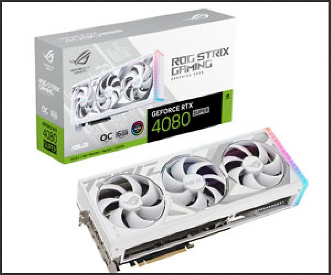 Frühe Listung von Proshop: ASUS GeForce RTX 4080 SUPER ROG STRIX OC White